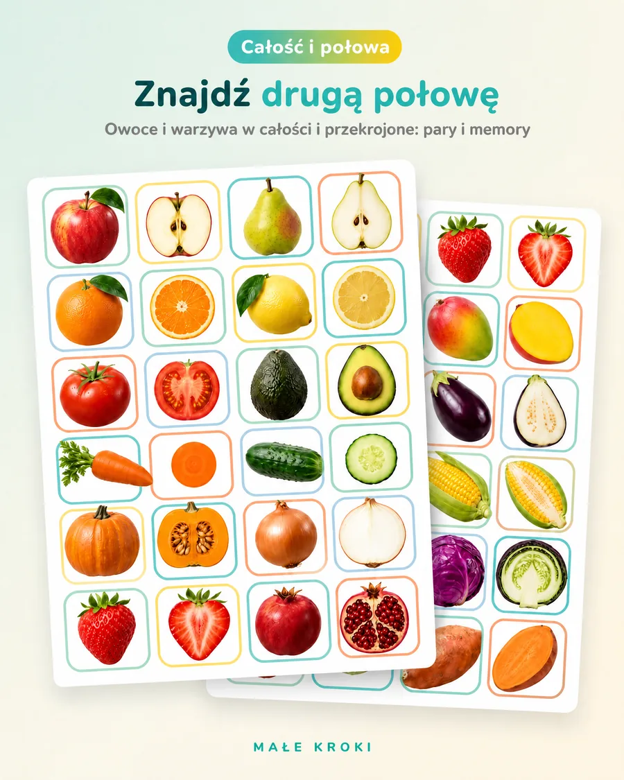 Gra Znajdź drugą połowę