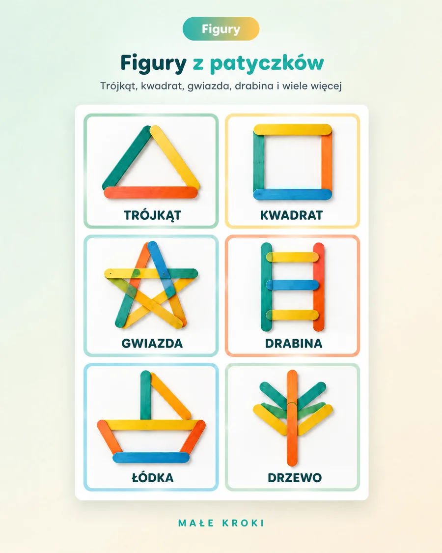 Figury z patyczków